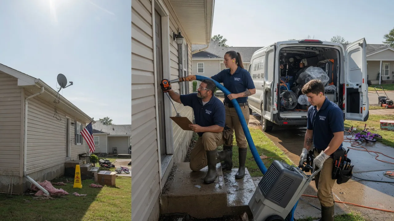 Ceiling Water Damage Restoration in Sublette, KS near me